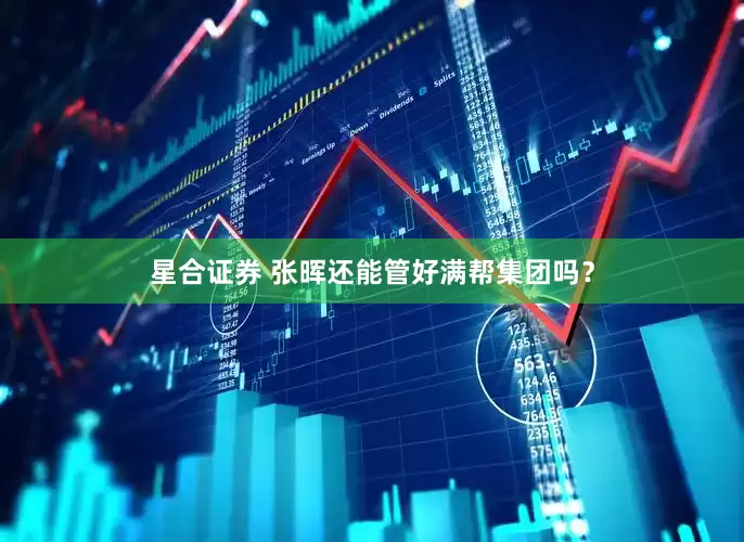 星合证券 张晖还能管好满帮集团吗？