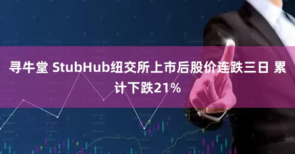 寻牛堂 StubHub纽交所上市后股价连跌三日 累计下跌21%